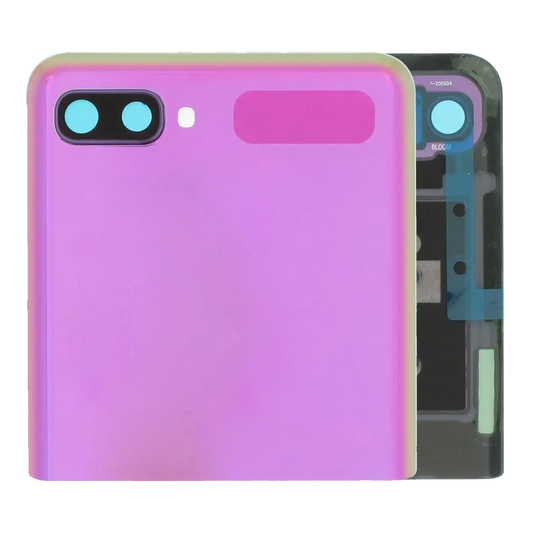 Outer OLED Assembly With Frame For Samsung Galaxy Z Flip 4G (F700) / Z Flip 5G (F707) (Service Pack) (Mirror Purple)