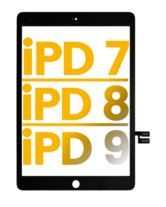 Digitizer For iPad 7 (2019) / iPad 8 (2020) / iPad 9 (2021) (Premium) (Black)