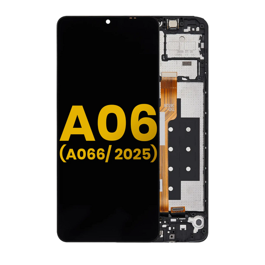 LCD Assembly With Frame For Samsung Galaxy A06 5G (A066/ 2025) (Refurbished) (All Colors)
