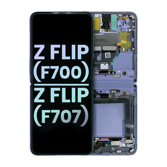 Inner OLED Assembly With Frame For Samsung Galaxy Z Flip 4G (F700) (Service Pack) (Mirror Purple)