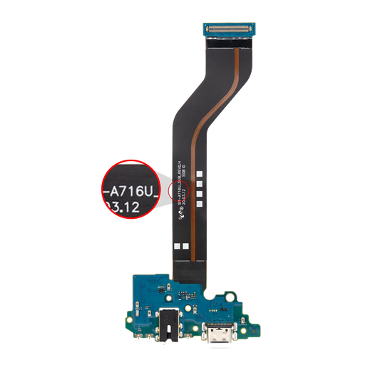 Charging Port With Headphone Jack For Samsung Galaxy A71 5G (A716U / 2020) (US Version) (Premium)