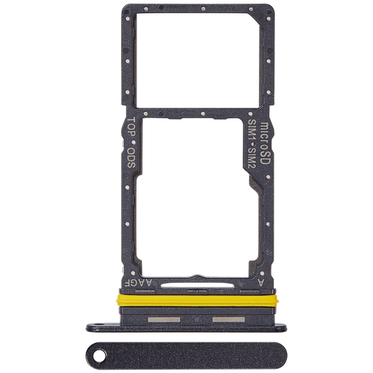 Dual Sim Card Tray For Samsung Galaxy A17 5G (A176 / 2025) (Premium) (Black)