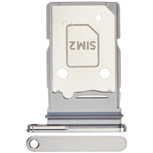 Dual Sim Card Tray For Samsung Galaxy Z Fold 7 (F966) (Premium) (Silver Shadow)