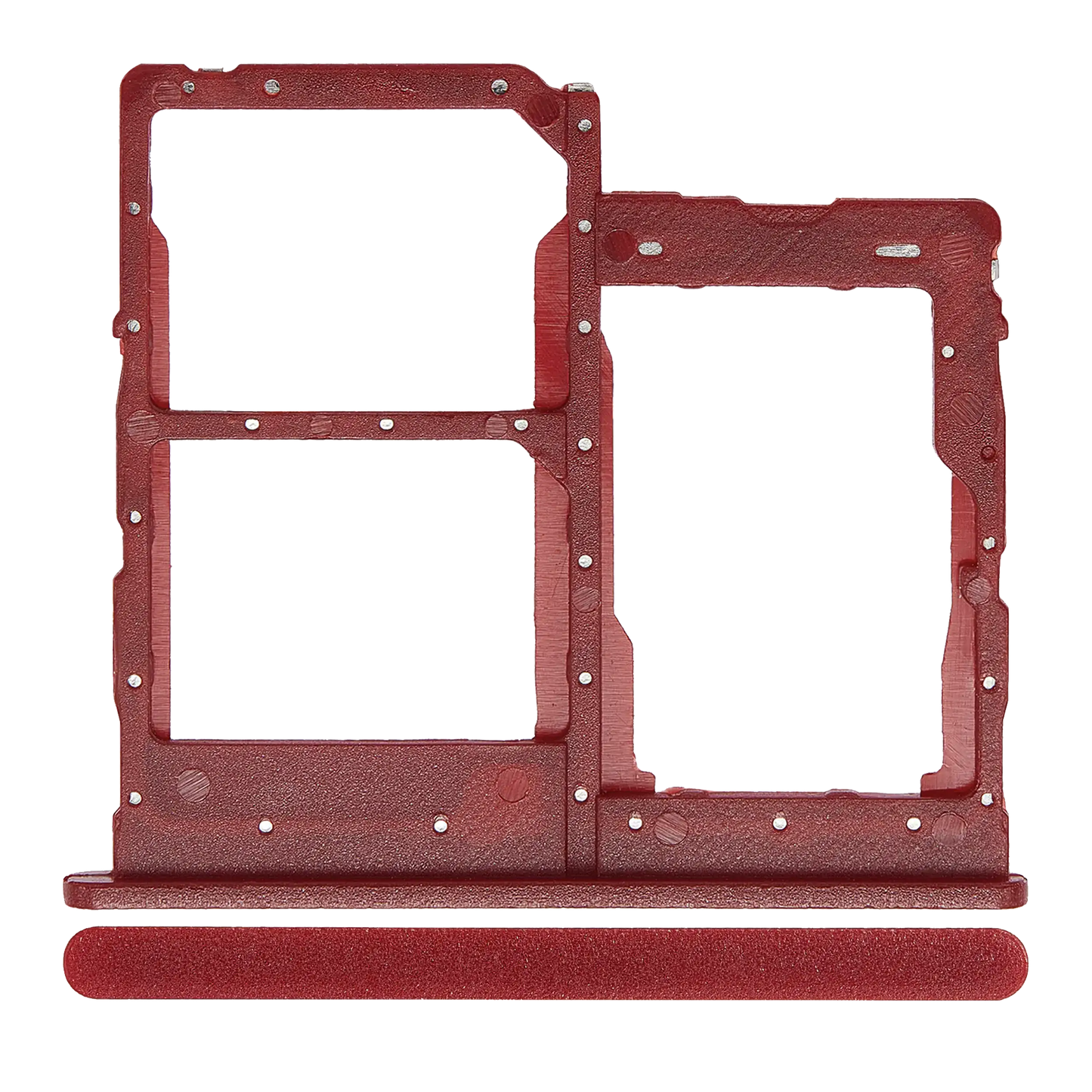 Dual Sim Card Tray For Samsung Galaxy A01 Core (A013 / 2020) (Red)