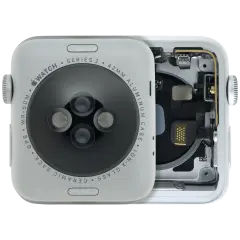 Housing Assembly Compatible For Watch Series 2 (42MM) (Used OEM Pull: Grade A) (Cellular Version) (Aluminum / Silver)