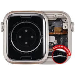 Housing Assembly Compatible For Watch Series 9 (41MM) (Used OEM Pull: Grade A) (Cellular Version) (Aluminum / Starlight)