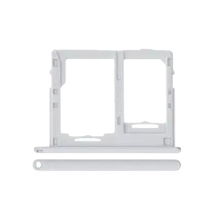 Dual Sim Card Tray For Samsung Galaxy Tab A 10.1" (T517 / T515) (2019) (Silver)
