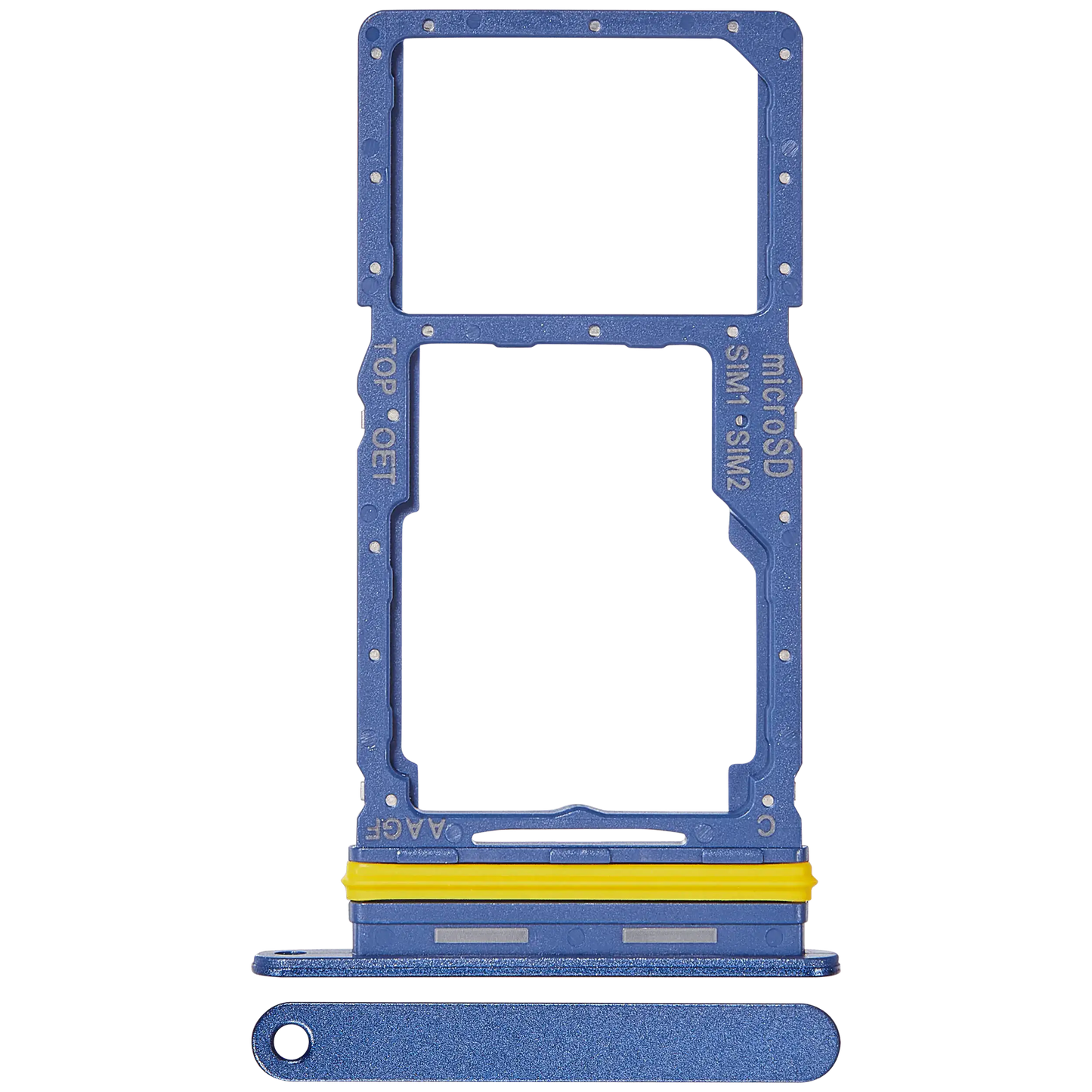 Dual Sim Card Tray For Samsung Galaxy A17 5G (A176 / 2025) (Premium) (Blue)