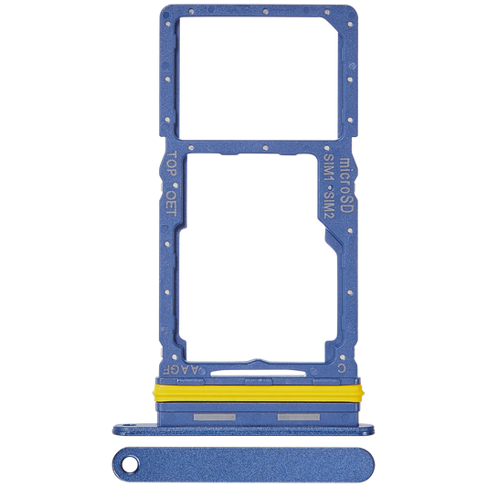 Dual Sim Card Tray For Samsung Galaxy A17 5G (A176 / 2025) (Premium) (Blue)