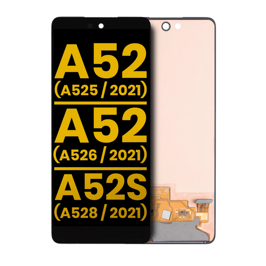OLED Assembly Without Frame For Samsung A52 4G (A525 / 2021) / 5G (A526 / 2021) / A52S 5G (A528 / 2021) (Refurbished) (All Colors)