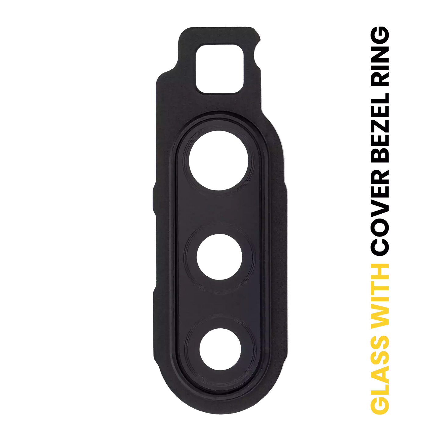 Back Camera Lens With Cover Bezel Ring For Samsung Galaxy A90 5G (A908 / 2019) (Black)