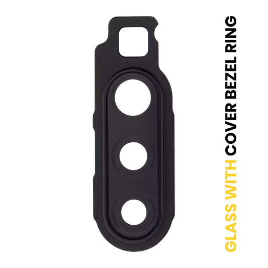 Back Camera Lens With Cover Bezel Ring For Samsung Galaxy A90 5G (A908 / 2019) (Black)