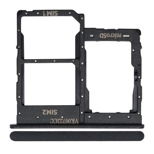 Dual Sim Card Tray For Samsung Galaxy A01 Core (A013 / 2020) (Black)