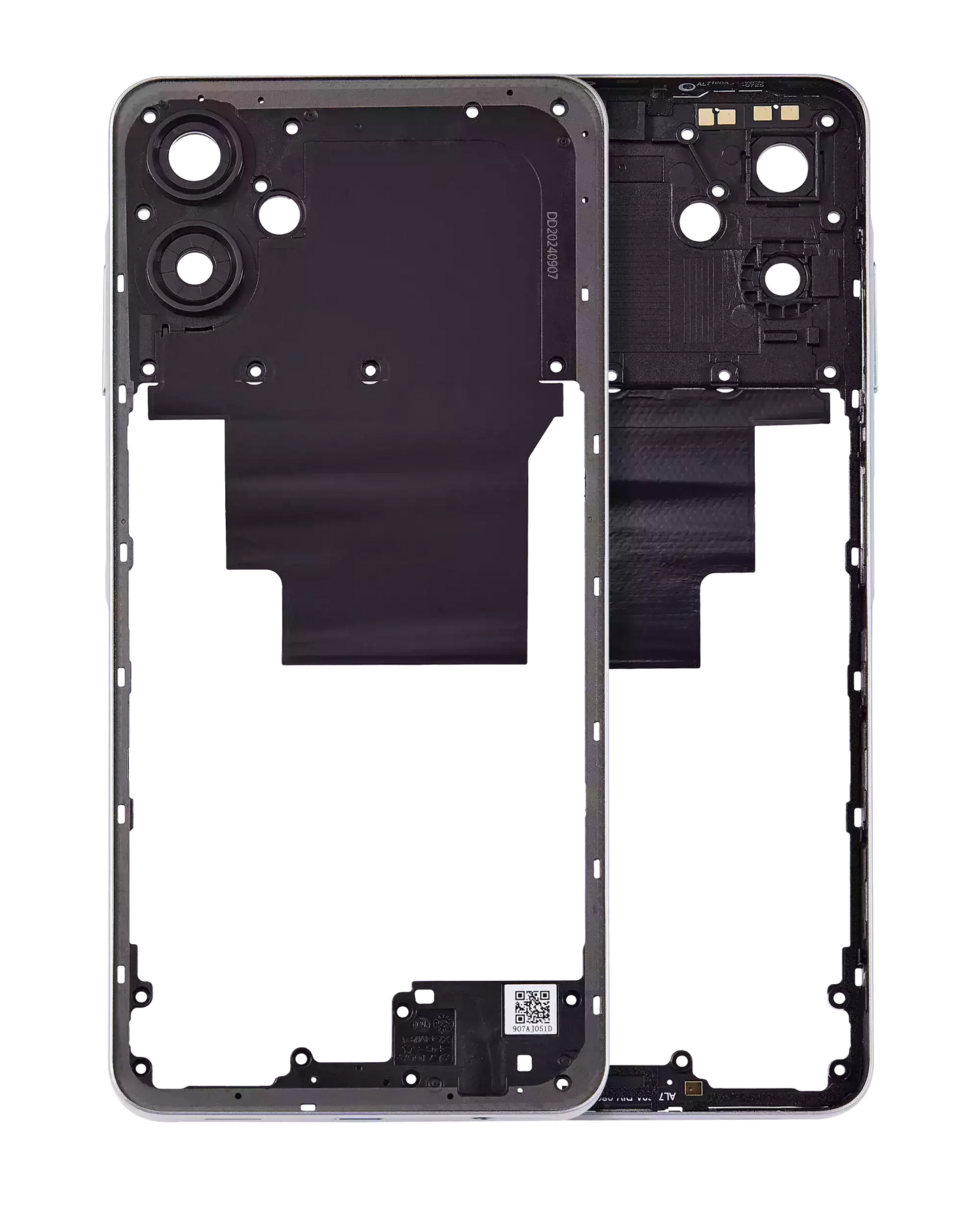 Mid-Frame Housing For Samsung Galaxy A06 (A065 / 2024) (White)
