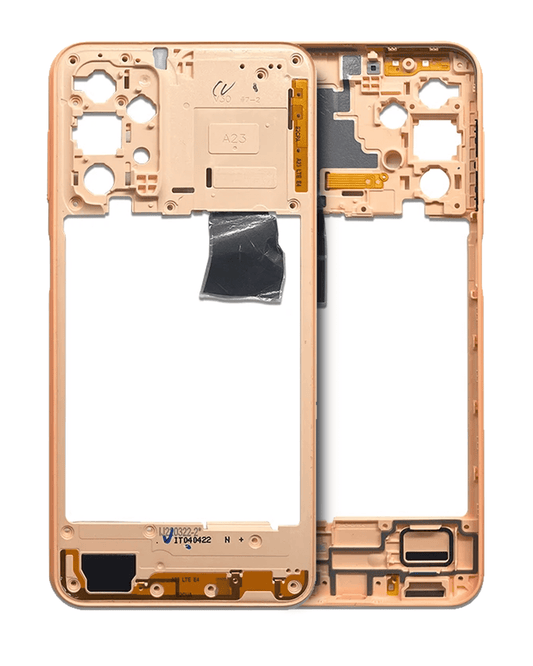 Mid-Frame Housing For Samsung Galaxy A23 (A235 / 2022) (Peach)