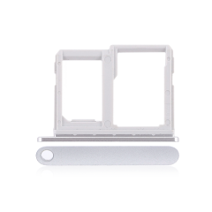 Sim Card + SD Card Tray For LG Q6 (M700) (Silver)