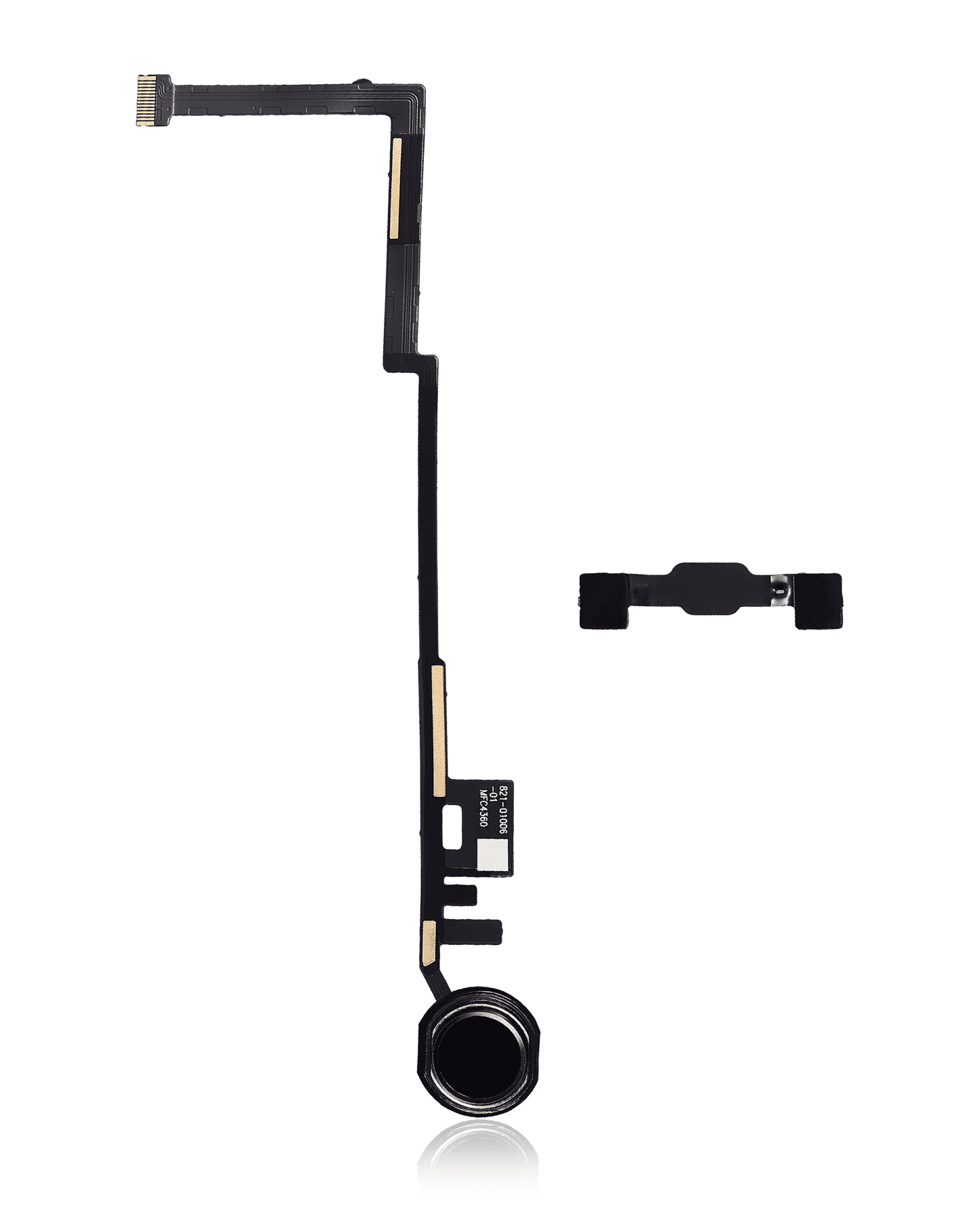 Home Button Flex Cable For iPad 5 (2017) / iPad 6 (2018) (Aftermarket Plus) (Black)