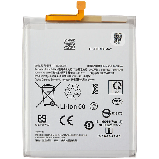 Replacement Battery For Samsung Galaxy A34 (A346 / 2023) / A54 5G (A546 / 2023) (EB-BA546ABY)