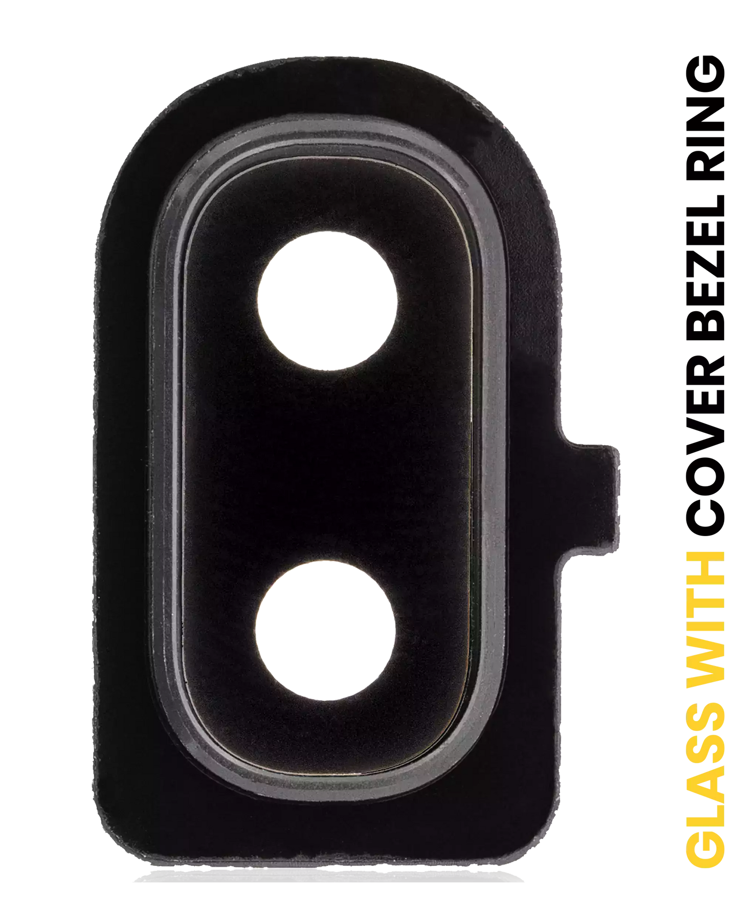 Back Camera Lens With Cover Bezel Ring For Samsung Galaxy A10E (A102 / 2019) (Black)