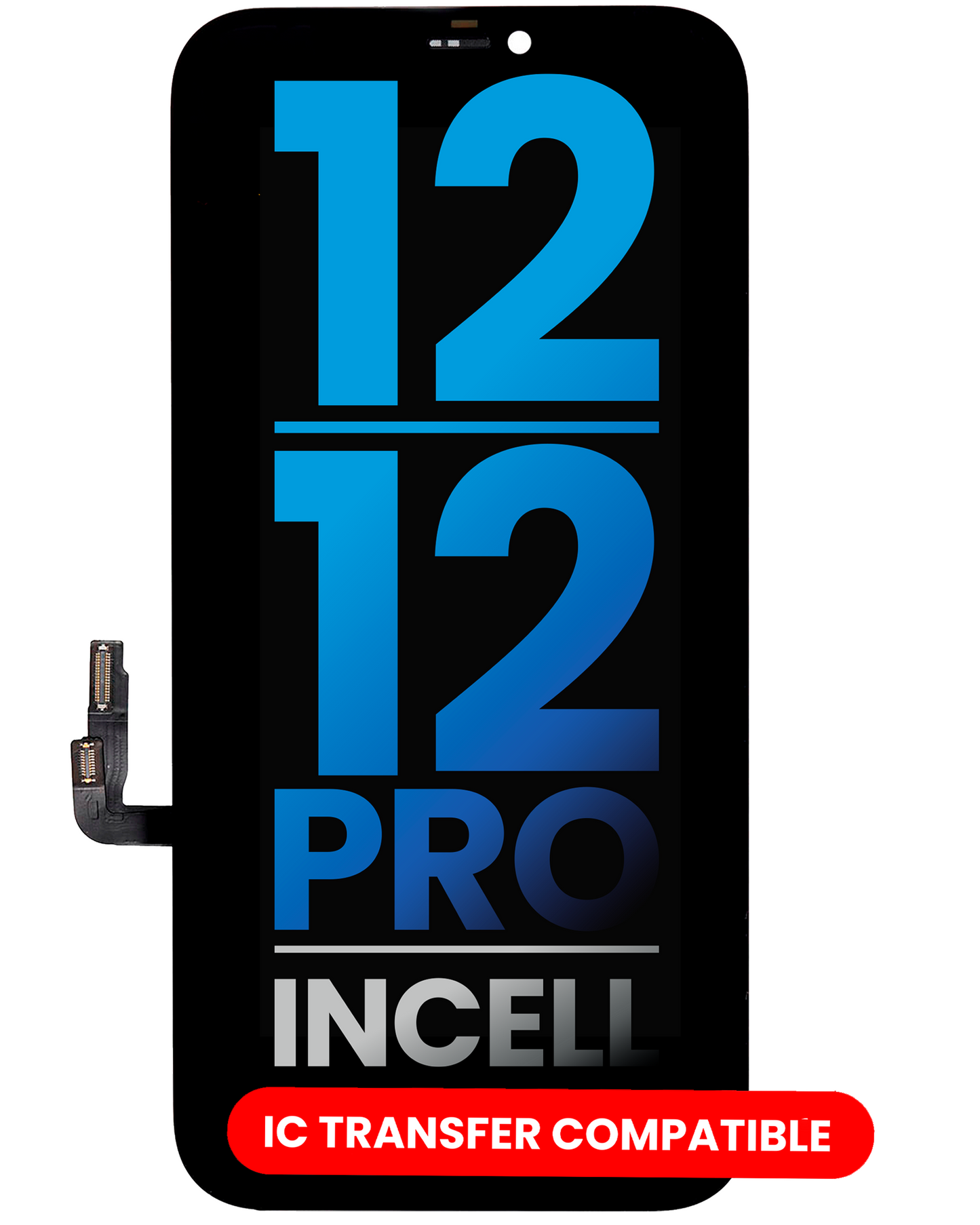 LCD Assembly Compatible For iPhone 12 / 12 Pro (Aftermarket: Incell)