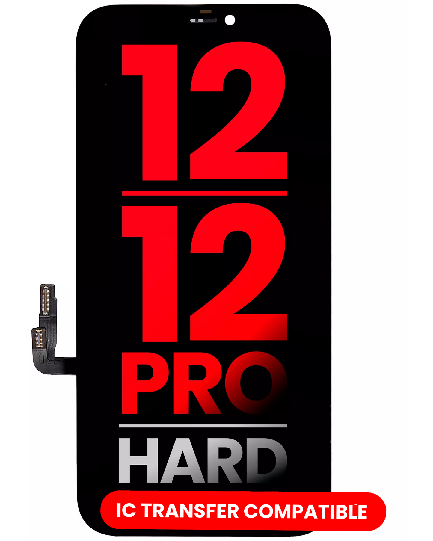 OLED Assembly Compatible For iPhone 12 / 12 Pro (Aftermarket Plus: Hard)