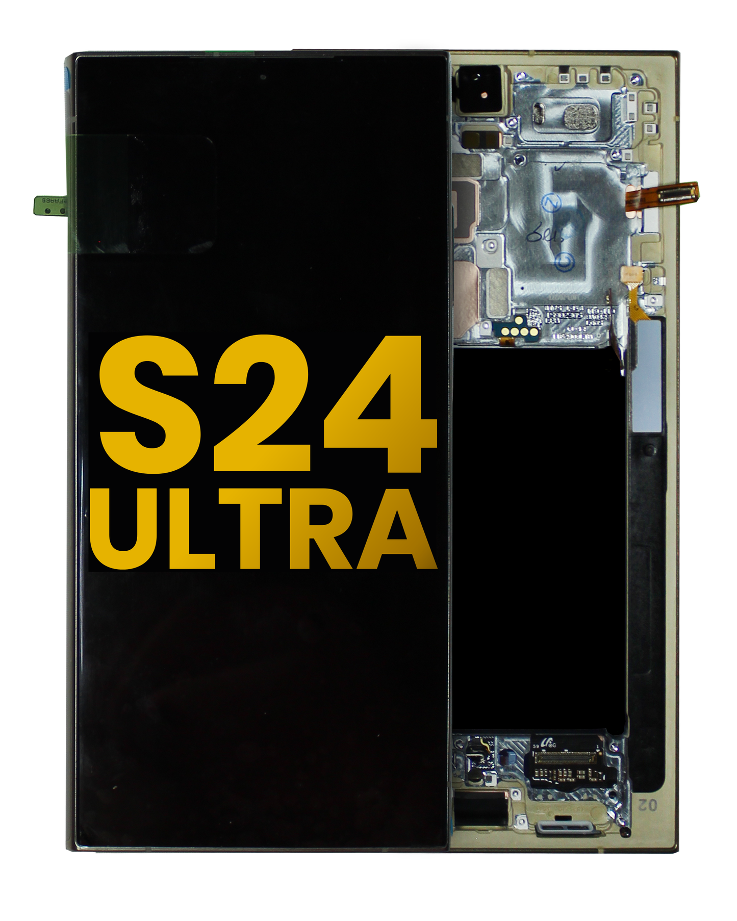 OLED Assembly With Frame Compatible For Samsung Galaxy S24 Ultra (Refurbished)