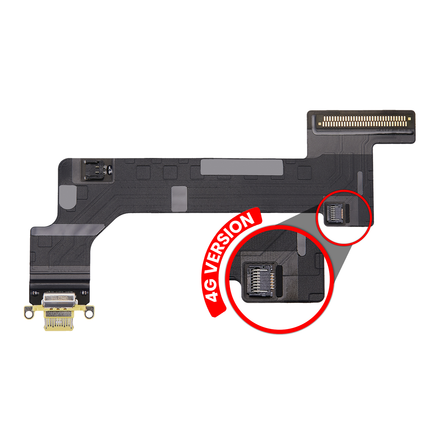 Charging Port Flex Cable For iPad 10 (2022) (Cellular) (Premium) (Yellow)