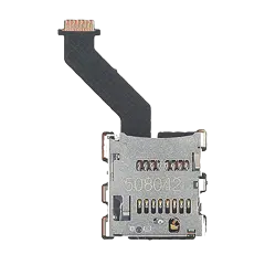MicroSD Sim Card Reader Holder With Flex Cable For HTC 10 / M10h / One M10