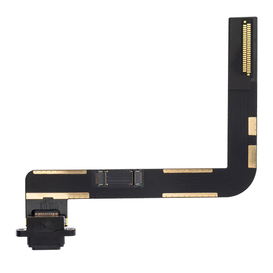 Charging Port Flex Cable For iPad 7 (2019) / iPad 8 (2020) / iPad 9 (2021) (Premium) (Black)