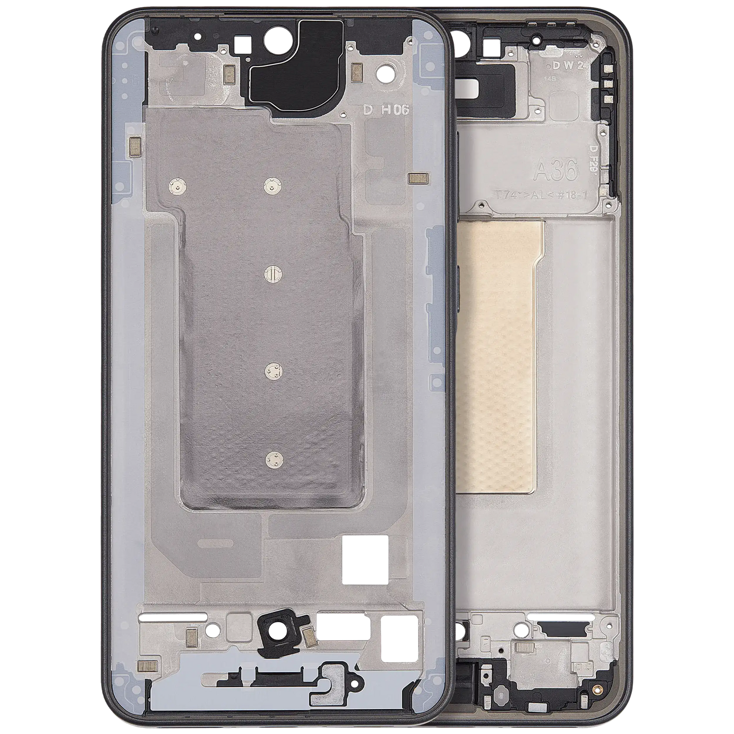 Mid-Frame Housing For Samsung Galaxy A36 5G (A366 / 2025) (Black)