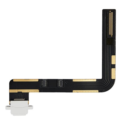 Charging Port Flex Cable For iPad 7 (2019) / iPad 8 (2020) / iPad 9 (2021) (Premium) (Silver)
