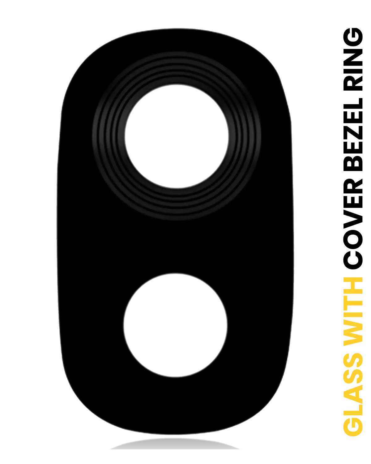 Back Camera Lens With Bezel Ring For Samsung Galaxy J3 (J337 / 2018) (Black)
