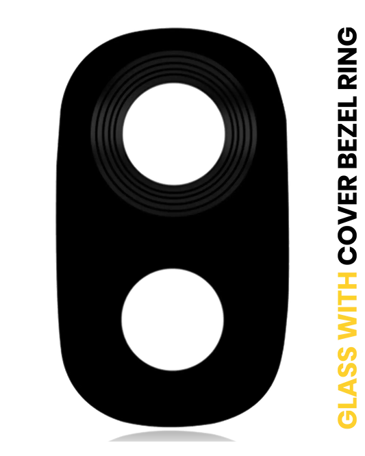 Back Camera Lens With Bezel Ring For Samsung Galaxy J3 (J337 / 2018) (Black)