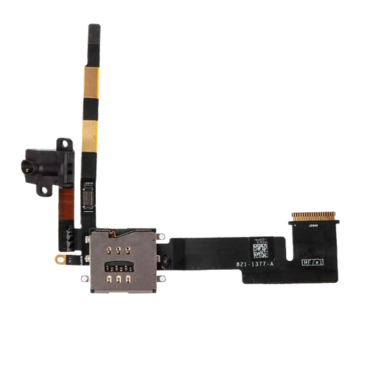 Headphone Jack And Sim Card Holder Flex Cable For iPad 2 (3G)