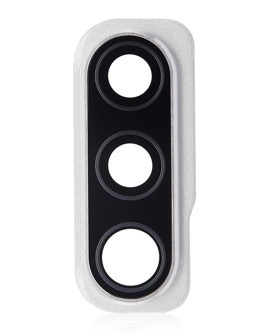 Back Camera Glass Lens And Cover Bezel For Samsung Galaxy A50S (A507 / 2019) (Prism Crush White)