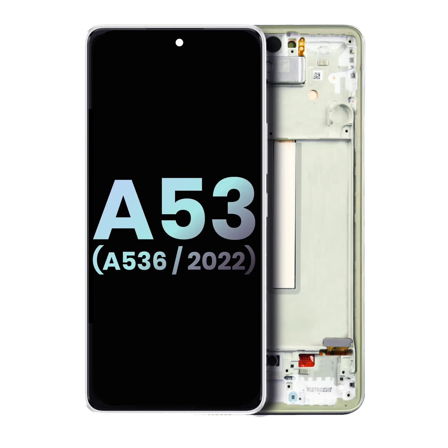 OLED Assembly With Frame For Samsung Galaxy A53 5G (A536 / 2022) (Service Pack) (White)