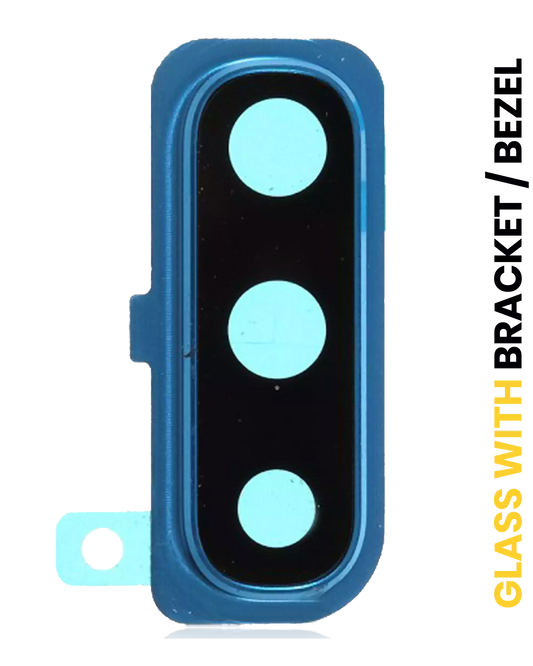 Back Camera Lens With Bracket / Bezel For Samsung Galaxy A30s (A307 / 2019) (Blue)