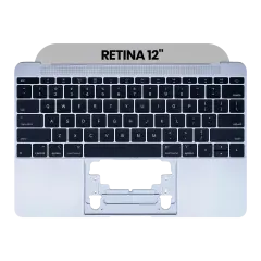 Top Case with Keyboard (ANSI US) and Microphone For MacBook 12" A1534 (2015) (OEM New) (Space Gray)