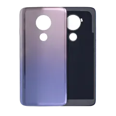 Back cover Glass For Motorola Moto G7 Power (XT1955 / 2019) (Iced Violet)