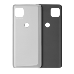 Back cover Glass For Motorola Moto One 5G Ace (XT2113 -3 / 2020) (Genuine OEM) (Frosted Silver)