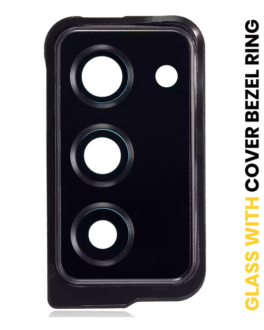Back Camera Lens With Cover Bezel Ring For Samsung Galaxy Z Fold 2 5G (F916) (Mystic Black)