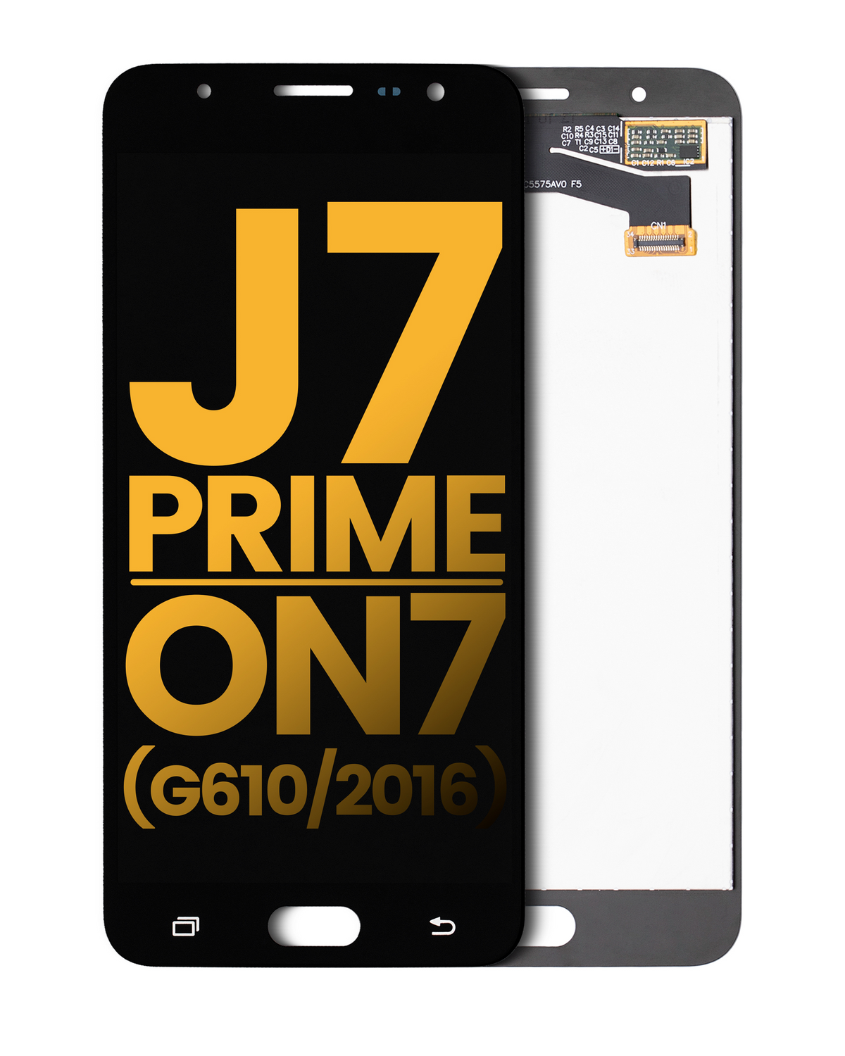 LCD Assembly Without Frame For Samsung Galaxy J7 Prime / On7 (G610 / 2016) (Refurbished) (Black)