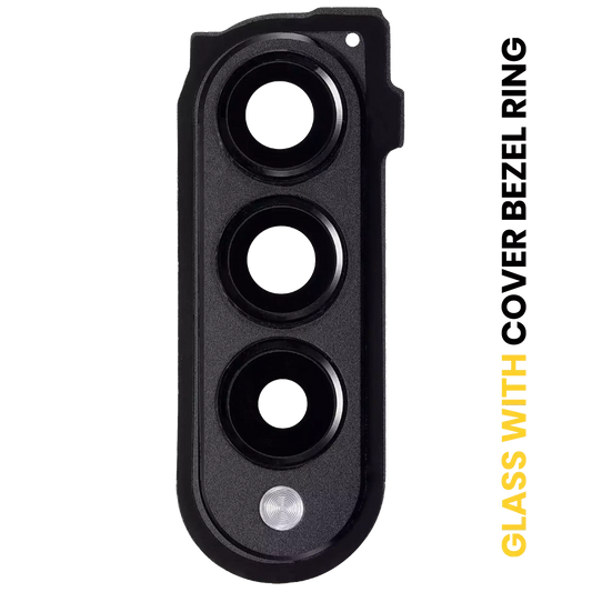 Back Camera Lens With Cover Bezel Ring For Samsung Galaxy Z Fold 3 5G (F926) (Phantom Black)