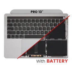 Top Case with Battery and Keyboard (ANSI US) For MacBook Pro 13" A2159 (2019) (Space Gray)