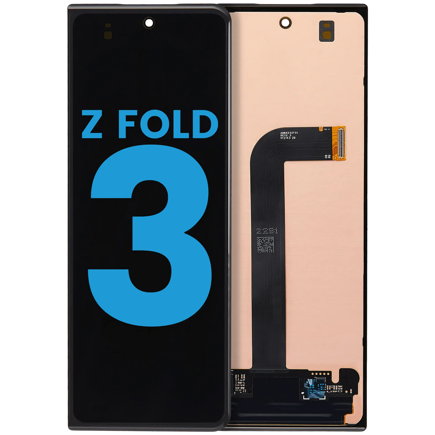 Outer LCD Assembly For Samsung Galaxy Z Fold 3 5G (Aftermarket : Incell) (All Colors)