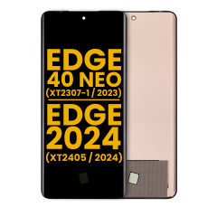 OLED Assembly Without Frame For Motorola Moto Edge 40 Neo (XT2307-1 / 2023) / Moto Edge 2024 (XT2405 / 2024) (Refurbished) (All Colors)
