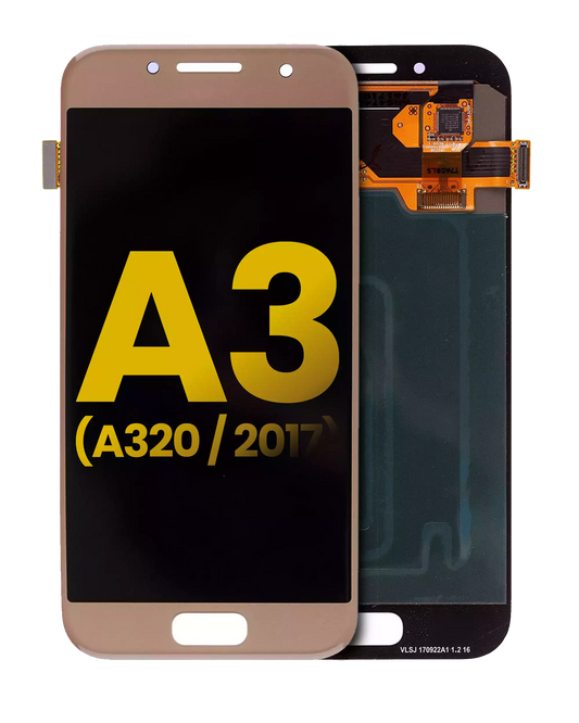 OLED Assembly Without Frame For Samsung Galaxy A3 (A320 / 2017) (Refurbished) (Gold)