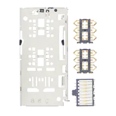 Sim Card Reader For Motorola Moto G8 Power Lite (XT2055 / 2020) / Moto E6S (XT2053-1 / 2020) (4 Piece Set)