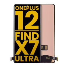 OLED Assembly Without Frame For OnePlus 12 5G / Oppo Find X7 Ultra (Refurbished) (All Colors)