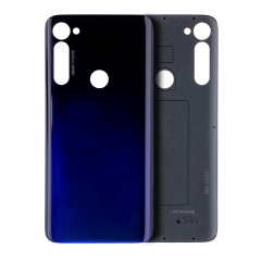 Back cover Glass For Motorola Moto G Stylus 6.4" (XT2043 / 2020) (Genuine OEM) (Mystic Indigo)